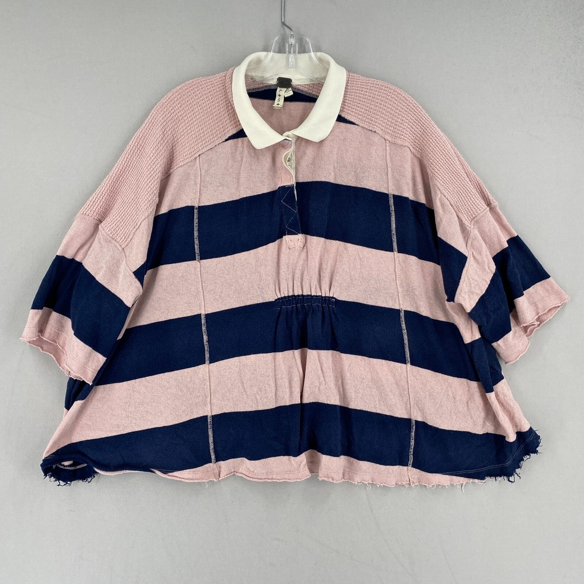 tシャツ stripe rugby t-shirt レディース Citron Stripe Cotton Wesley Rugby Shirt | Tuckernuck