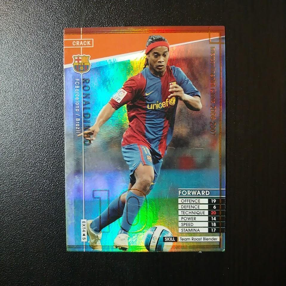 WCCF footista 06-07 CRA Ronaldinho Gaucho foil stamping