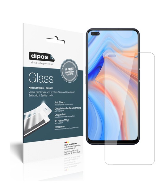 Schutzfolie FüR Oppo Reno4 Z 5G Folie Anti-Shock 9H Displayschutz Displayfolie-image