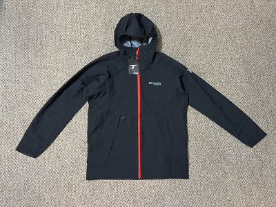 Columbia titanium men's platinum peak softshell jacket Sz L / Large WO7977 010
