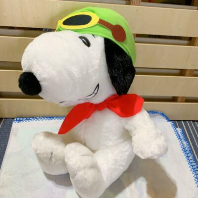 Peanuts Snoopy Flying Ace Smile Giga Jumbo Big Plush Doll 40cm