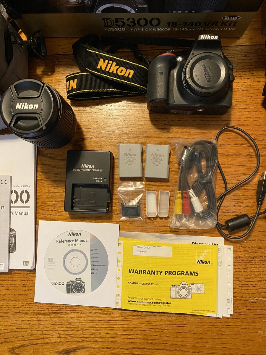 Nikon D5300 Digital SLR Camera Kit (18-140mm and 35mm Lens Nikon D5300 Digital SLR Camera Kit (18-140mm and 35mm Lens