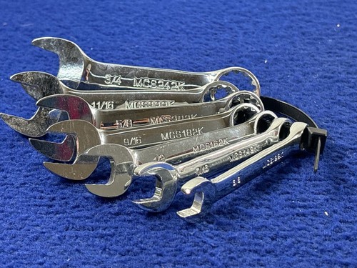 Matco SMCS72K 7 Piece SAE Stubby Wrench Set (PKG024808)