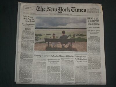 2019 DEC 26 NEW YORK TIMES - LIFELINES AT RISK AS BACKRUPTCIES STALL ANTIBIOTICS