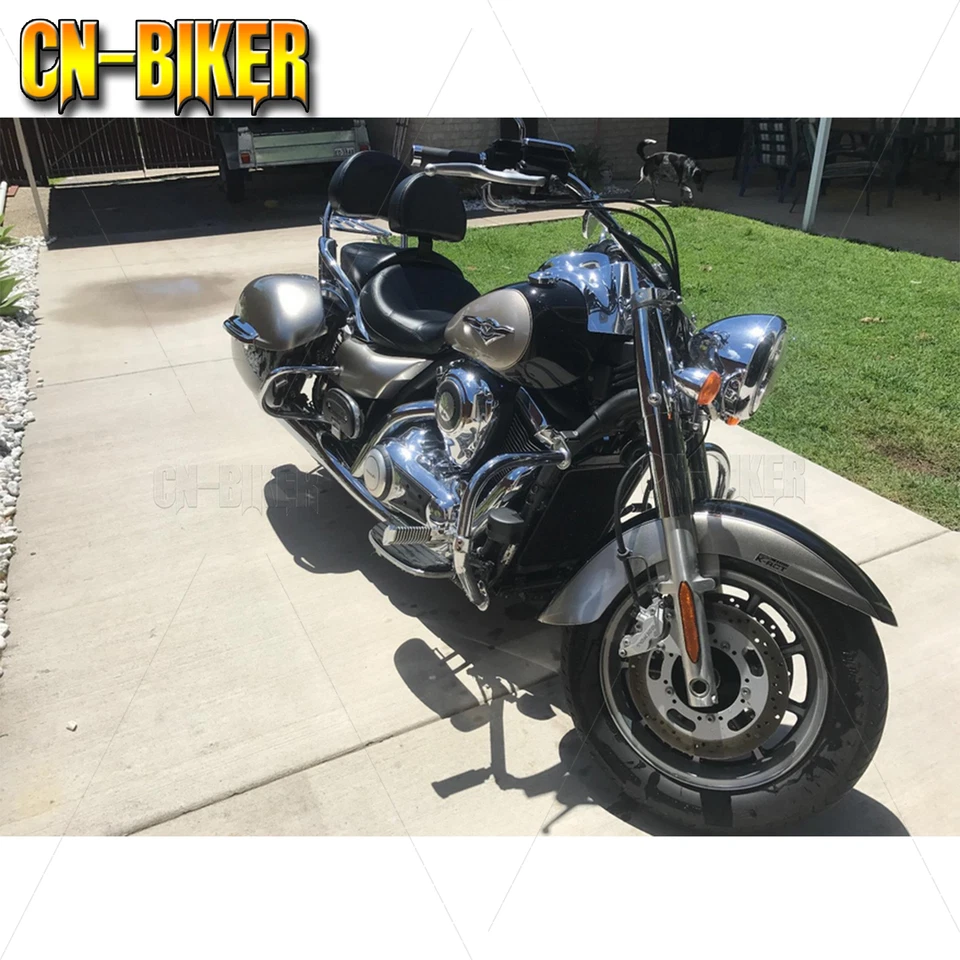 Detachable Driver Backrest Kit For Kawasaki Vulcan 1700 Nomad/Voyager 2009-2024 - Image 3 of 4