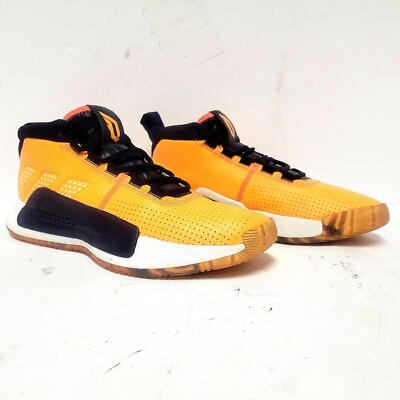 Adidas Dame 5 Vegas Men's Damian Lillard Orange White Basketball Shoes EF9801