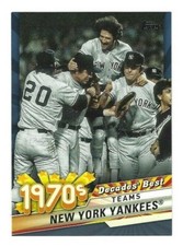 2020 Topps Update Decades' Best Blue New York Yankees #26