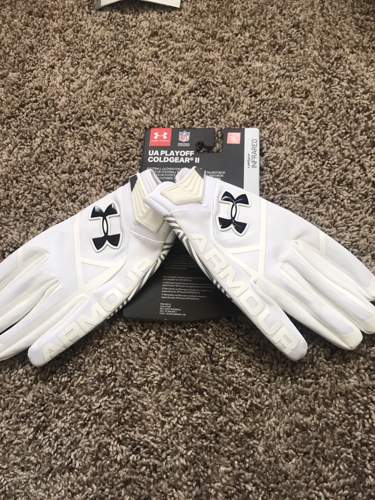 coldgear football gloves