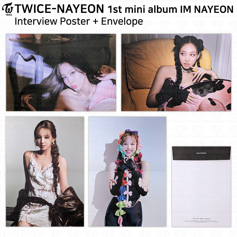 Nayeon 1st Mini Album I'm Nayeon Official Interview Folded Poster