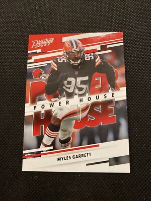 2022 Panini Prestige Myles Garrett Power House #20 Cleveland Browns