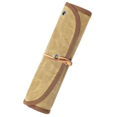 Segeltuch Besteck Aufbewahrungstasche Rollende Bestecktasche Lagerung Camping - Bild 10 von 12