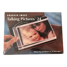 Sharper Image Talking Pictures 24 Album for 24 Photos  24 Messages