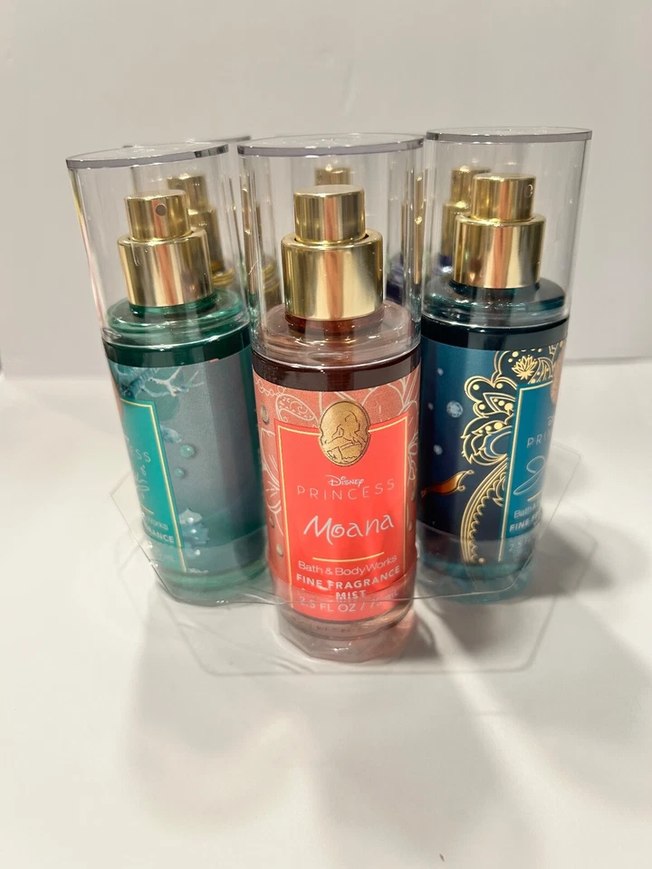 IN HAND NEW Disney Princess Mini Fine Fragrance Mist Gift Set Bath & Body Works - Image 4 of 4