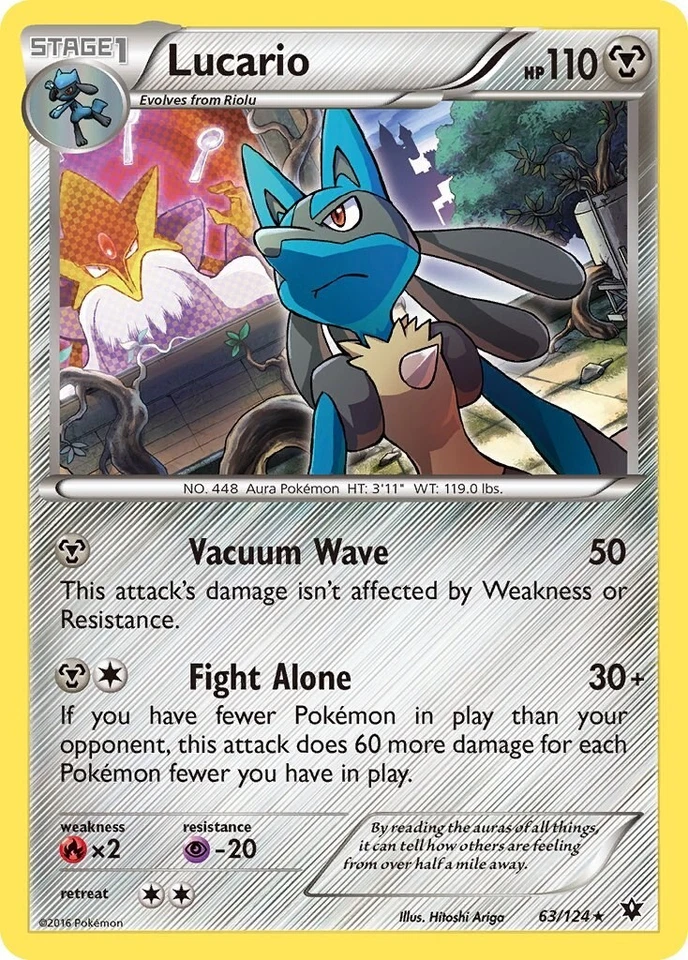 Tarjetas y productos diversos Lucario 063/124