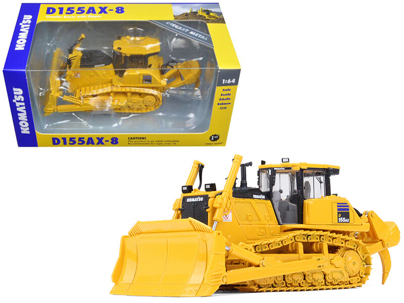 First Gear 60-0325 Komatsu D155AX-8 SIGMADOZER Con Destripador - Escala 1:64 (Nuevo En Caja)
