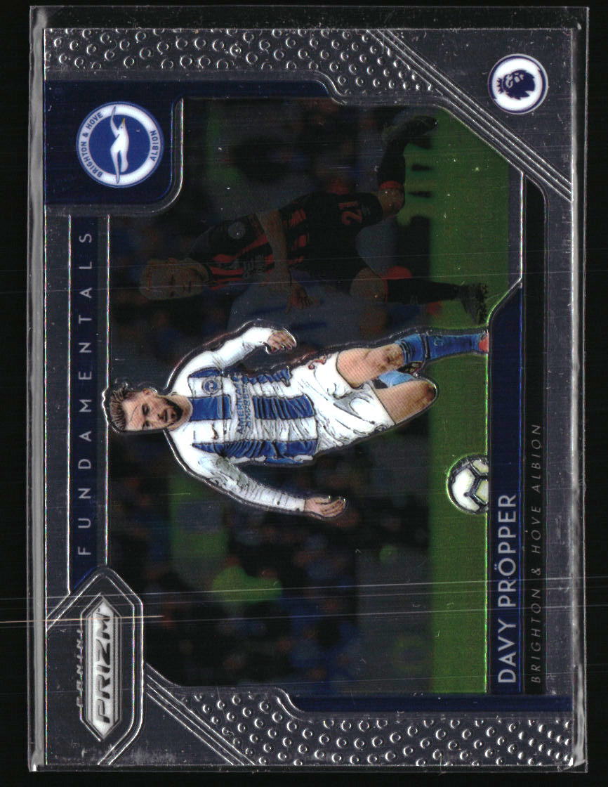 Davy Propper Panini Prizm English Premier League Fundamentals #5 Soccer Card