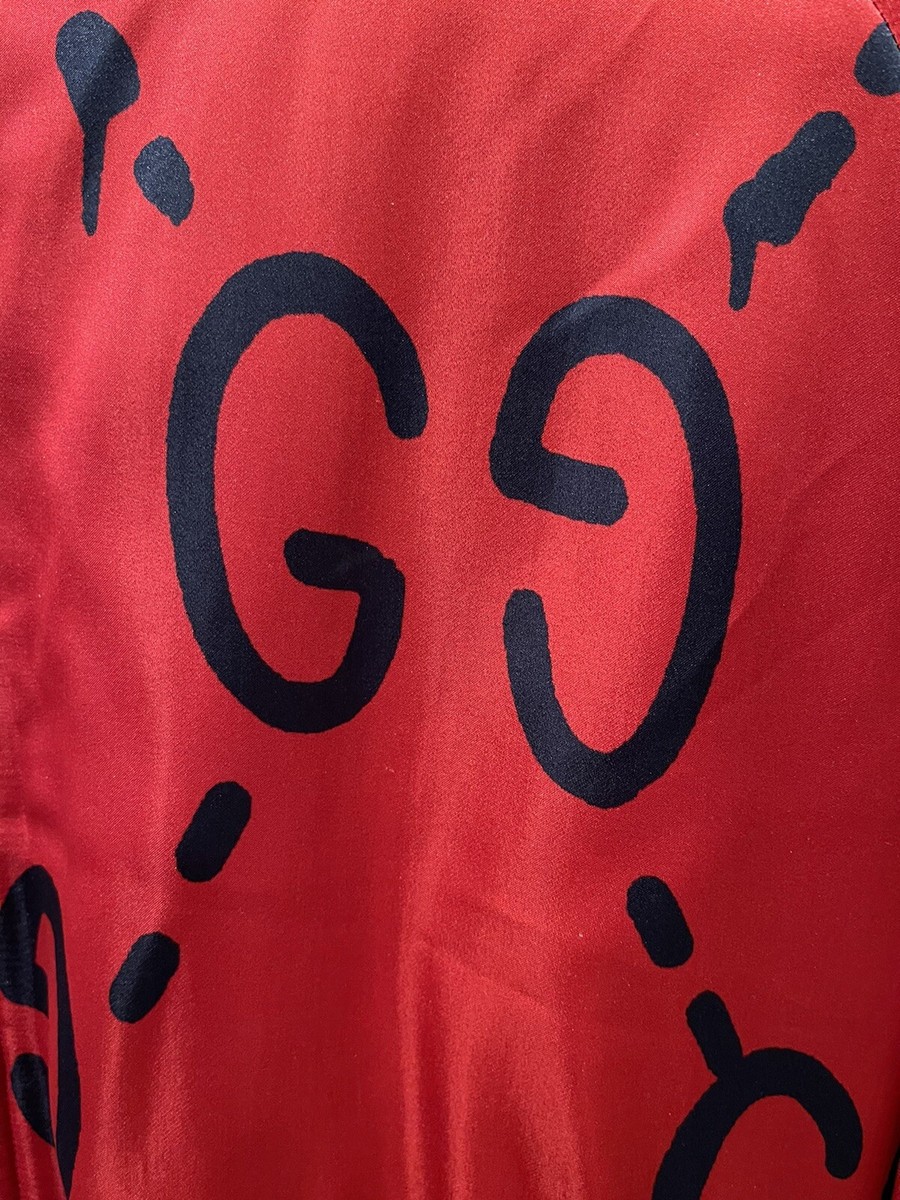 100% Authentic GUCCI Red Ghost Bomber Jacket “Limited Edition