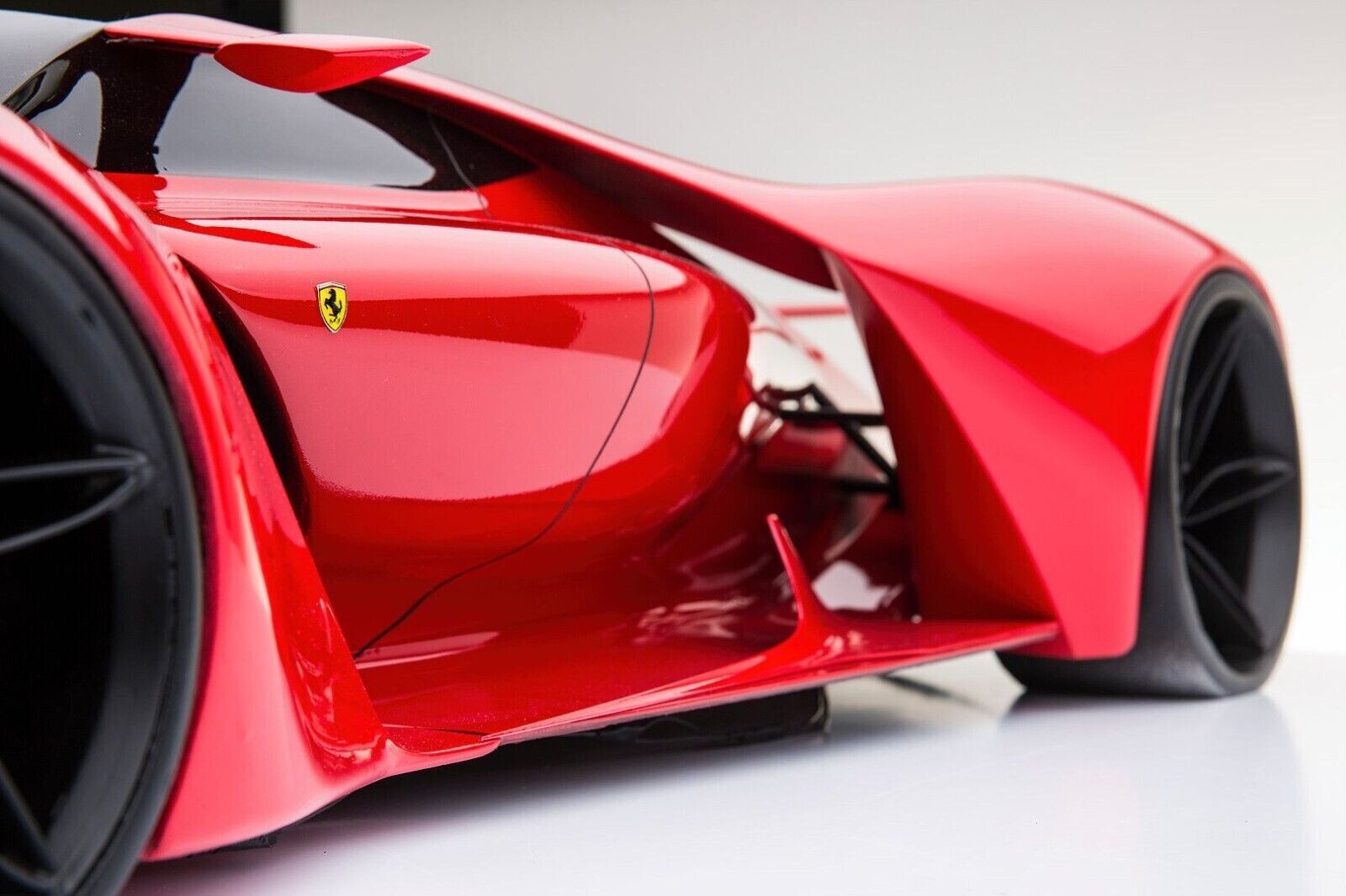 FERRARI Race Car Racing Hypercar Concept Red Custom Built LARGE 1:12SCALE MODEL