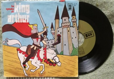 7'' LA SPADA DI KING ARTUR / IL GRILLO E LA FORMICA - EX/EX 