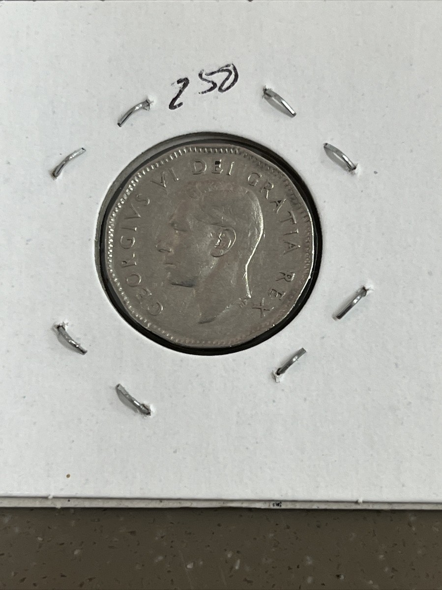 1949 🇨🇦 Canada Nickel - AU - 5 Cent Coin - King George VI | eBay