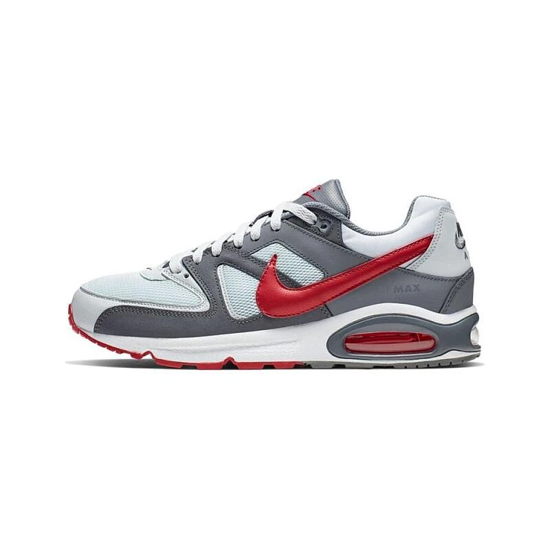 Nike Air Max Command Shoes White Red Grey Casual Sneakers Mens