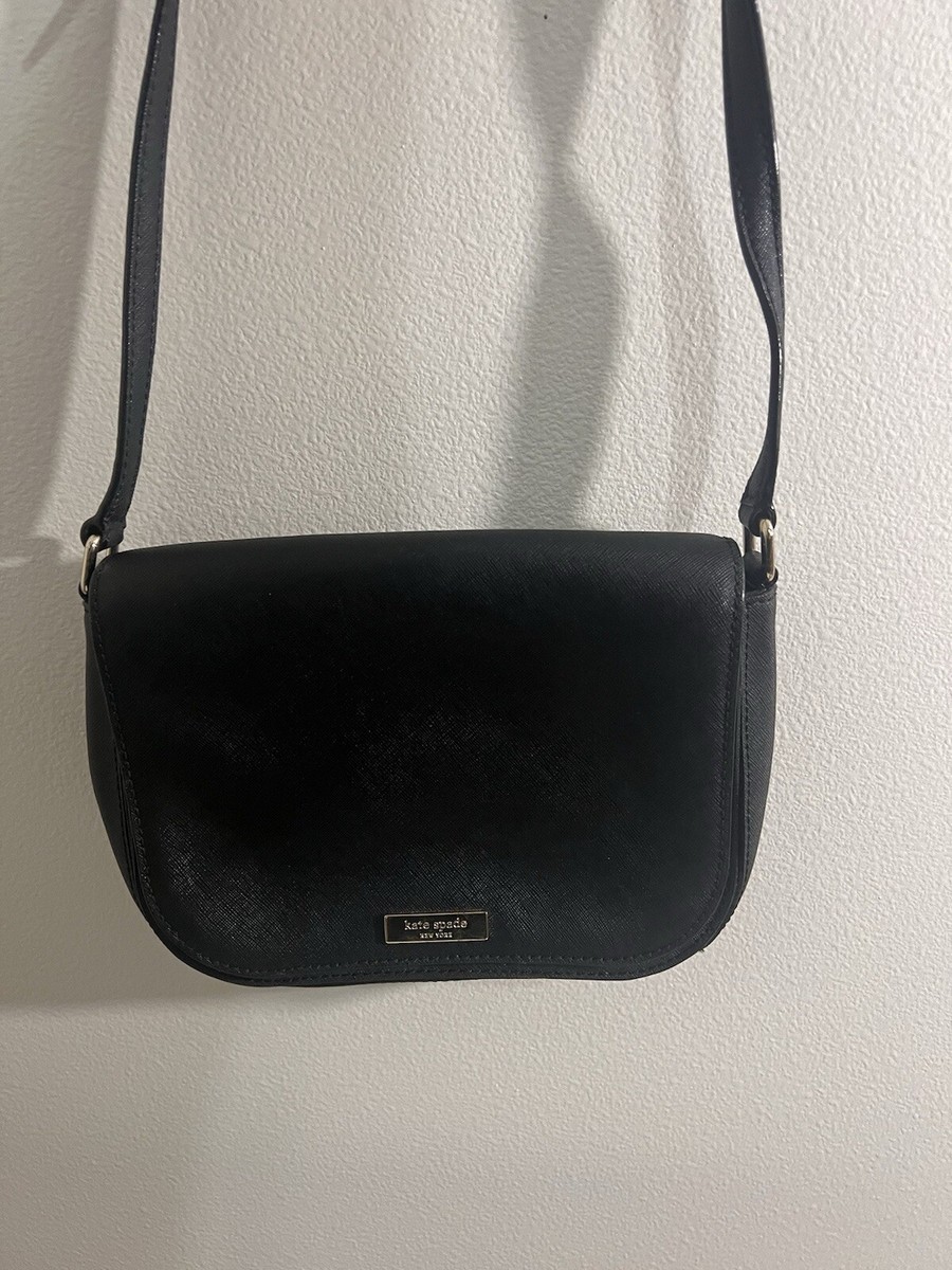 Black used Kate spade crossbody purse Kate Spade New York Black Messenger Black Crossbody Purse  main image 4