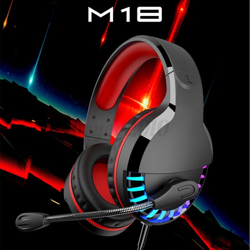 3.5mm USB Mic Gaming Headset LED RGB 