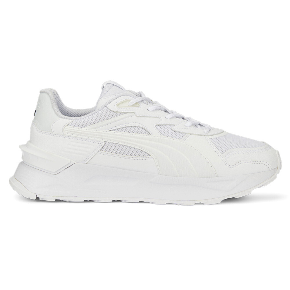 Puma Mirage Sport Asphalt Base Lace Up  Mens White Sneakers Casual Shoes 3911730