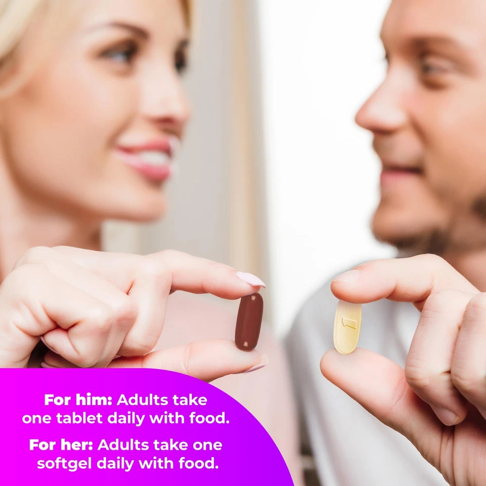 Gel blando multivitamínico preembarazo One A Day para hombres y mujeres incluyendo vitaminas... Foto 4 de 4