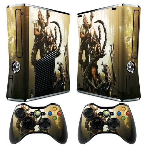 Alien TS122 Vinyl Decal Sticker Cover For Xbox360 Slim Console Controller Skins - Picture 2 of 2