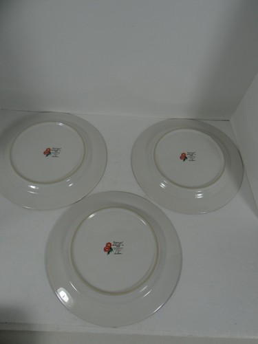 Sango Margaux Set of 3 Dinner Plates #4835 Floral Indonesia - Picture 7 of 8