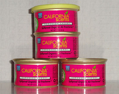 California Scents Duftdosen 4 Stück + 1 Deckel