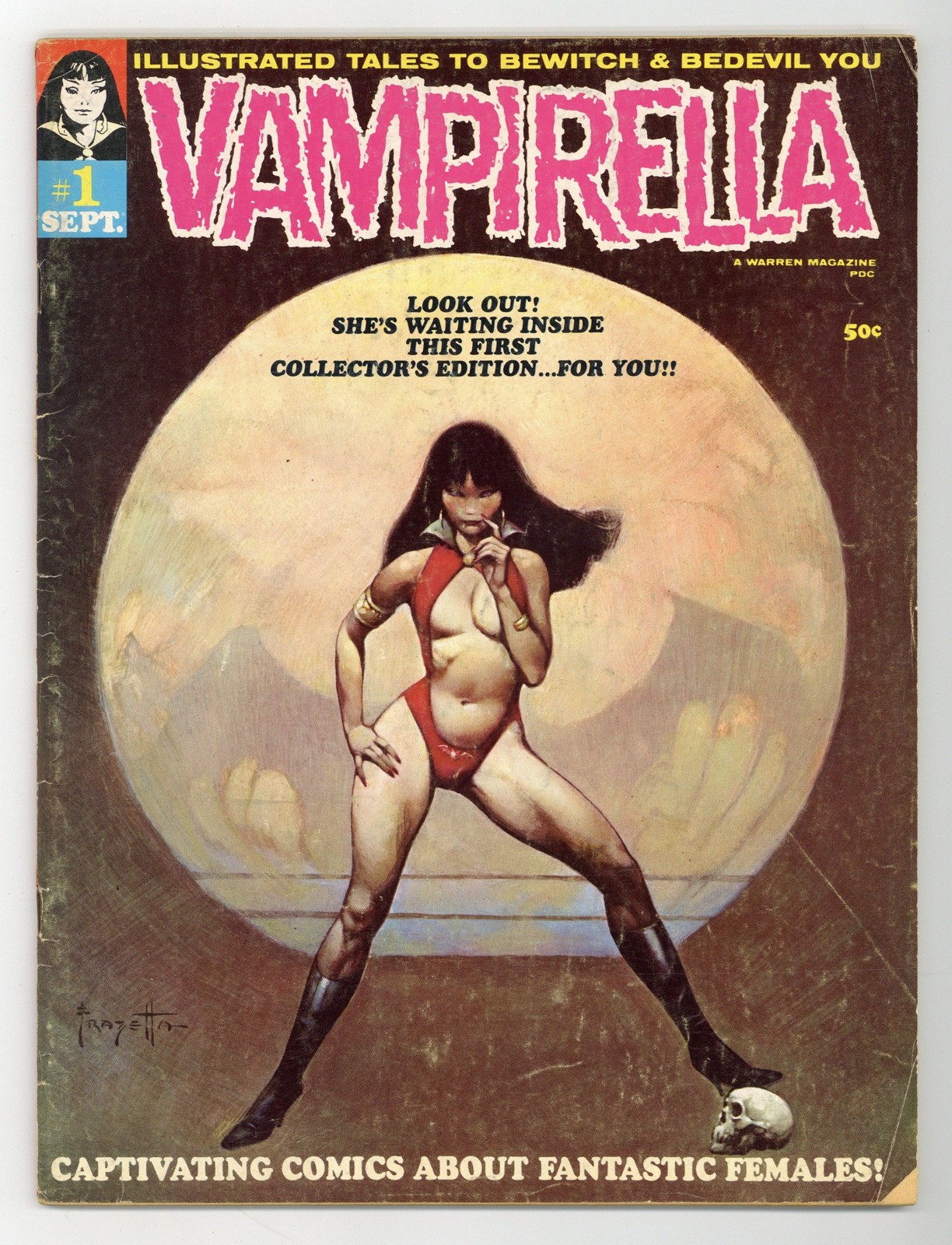 Vampirella #1 GD+ 2.5 1969