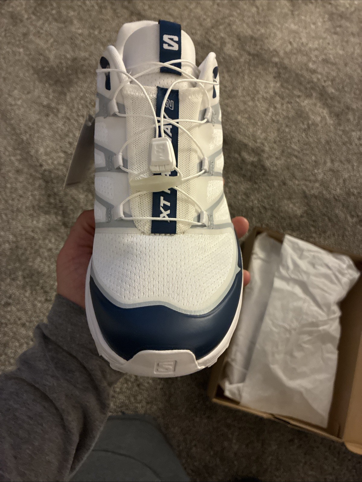 SALOMON XT Pathway 2 'White Poseidon' - L47722900 Size 10 BNIB image 4