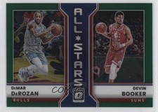 2022 Donruss Optic All-Stars Green Prizm 2/5 DeMar DeRozan Devin Booker #4 9ut