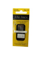 Gold'N Glide Milliners Needles -Size 10 10/Pkg Gold