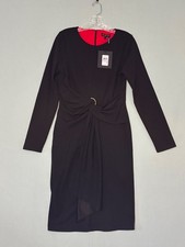 NWT Halston Heritage Dress black go from office to dinner size 6 originally $139