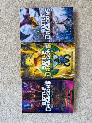Battle Dragons by Alex London All 3 books One paperback, two hard covers 