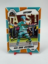 Erik Ostberg Autograph Savannah Loco Beach Coconuts Banana Ball Rookie Card