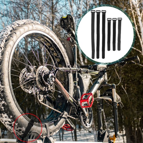 6 Pcs Bike Wheel Bundling Belts Bike Fixing Bands Bike Luggage Straps Tied - Picture 5 of 12