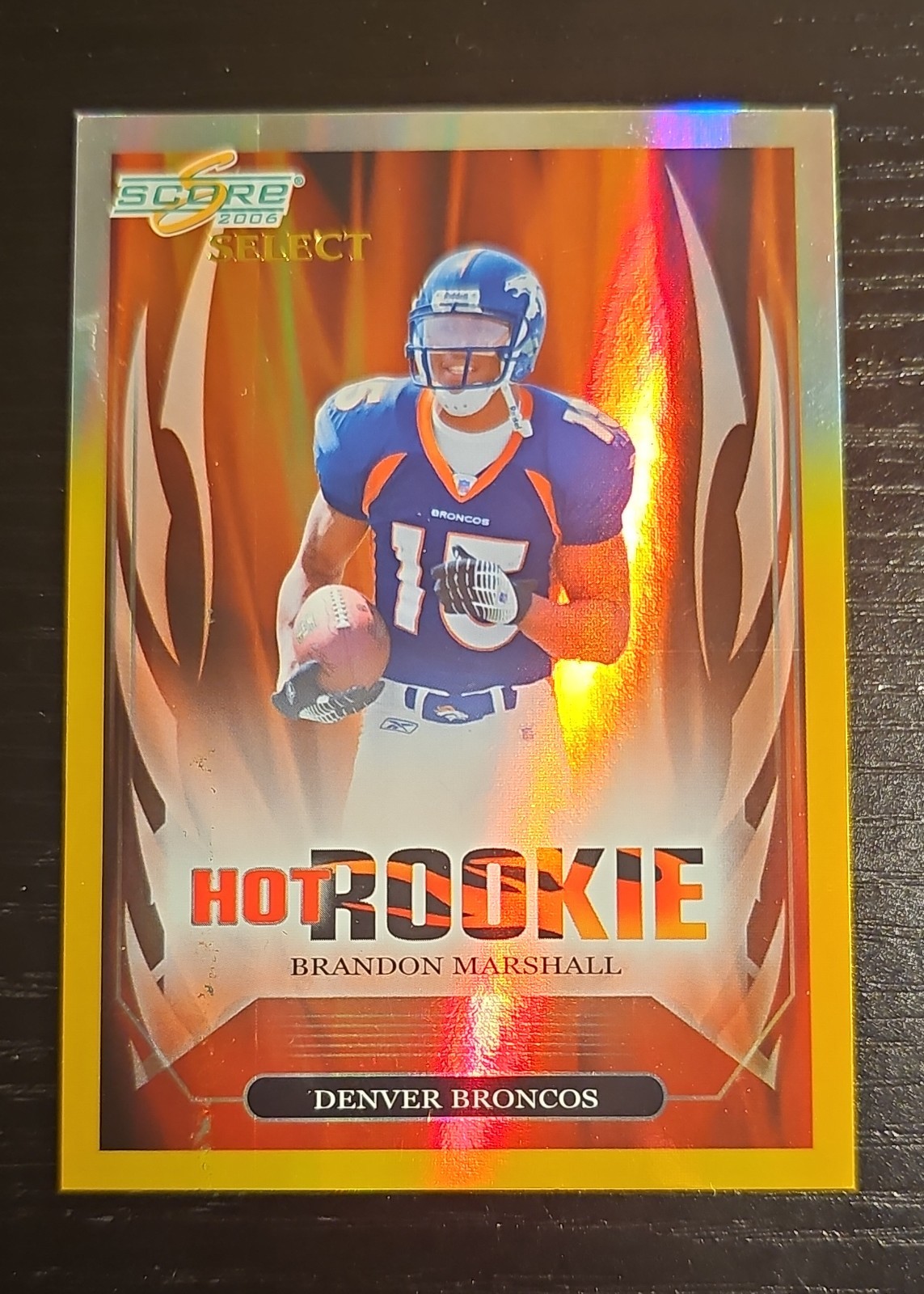 Brandon Marshall Score Select Hot Rookies #20 Gold