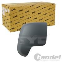 TYC Spiegelkappe Abdeckung Links Grundiert FüR CitroËN Nemo Fiat Fiorino Qubo