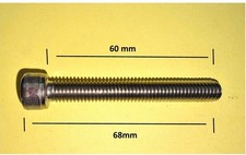 10 Allen Bolt Stainless Steel  M8 8mm 60mm Long 1.25mm Pitch Thread 803011 H2