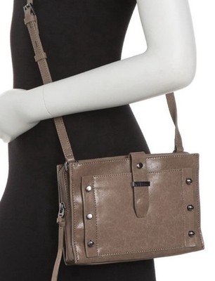 Botkier New York Warren City Adjustable Leather Crossbody Strap Bag