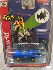 Autoworld Slot Car 2 Classic Comic Book 1968 Batmobile