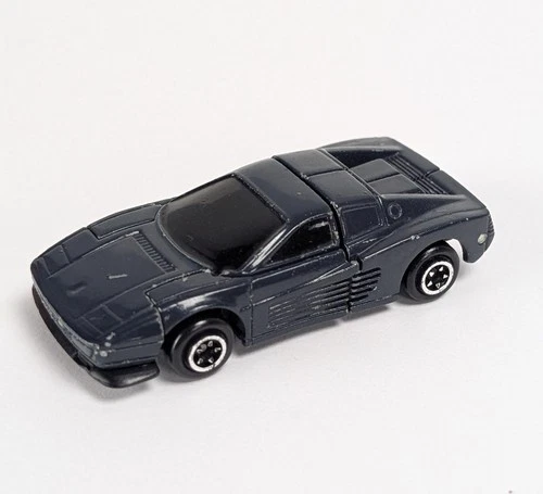 Vintage Bandai Machine Robo F-1 Winner W-01 Dark Blue Ferrari Robo Action Figure