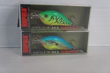 Two Rapala Drives-to DT06 PRT Parrot 2" + Firetiger Crankbait Lure
