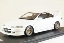 One Model 1/18 Honda Integra Type-R DC2 Mugen White Diecast 23A01-01