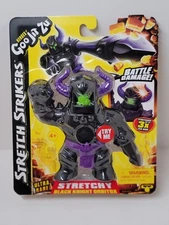 Goo Jit Zu Stretch Strikers Black Knight Orbitox Ultra Rare Battle Damage New
