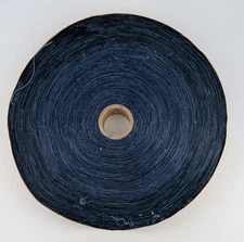 Fabric Strip Large Roll Dark Blue 1" Wide Pre-Cut Braided Rag Rope Rug Scrap